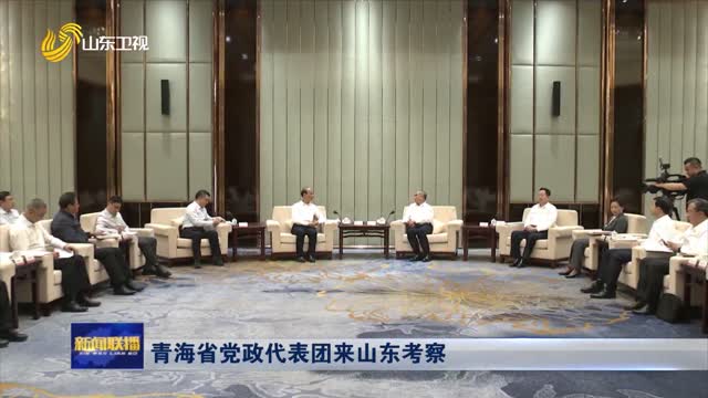青海省党政代表团来山东考察