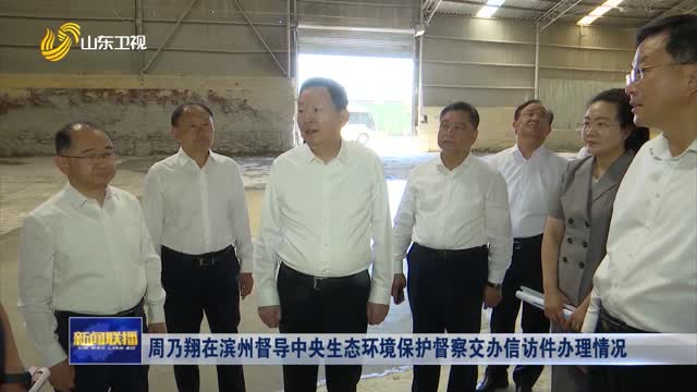 周乃翔在濱州督導(dǎo)中央生態(tài)環(huán)境保護(hù)督察交辦信訪件辦理情況