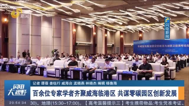 百余位专家学者齐聚威海临港区 共谋零碳园区创新发展