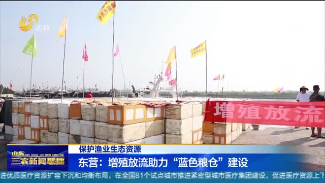【保护渔业生态资源】东营：增殖放流助力“蓝色粮仓”建设
