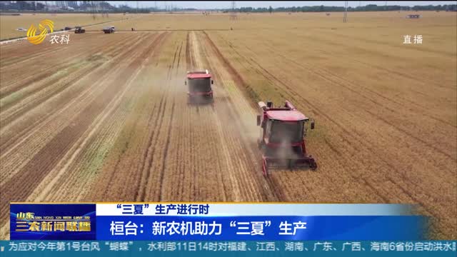 【“三夏”生产进行时】桓台：新农机助力“三夏”生产