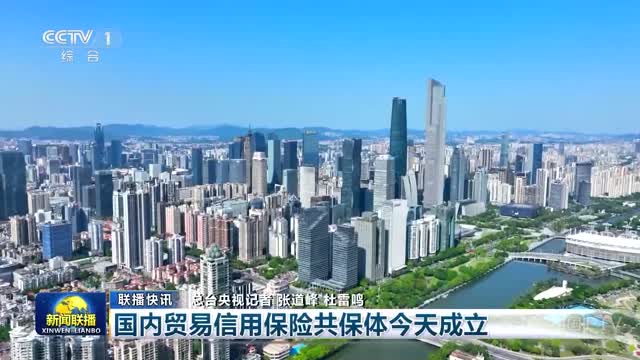 【联播快讯】国内贸易信用保险共保体今天成立