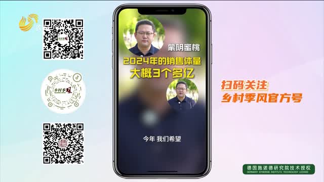 好山好水出好桃 2025蒙阴蜜桃成熟季来临！