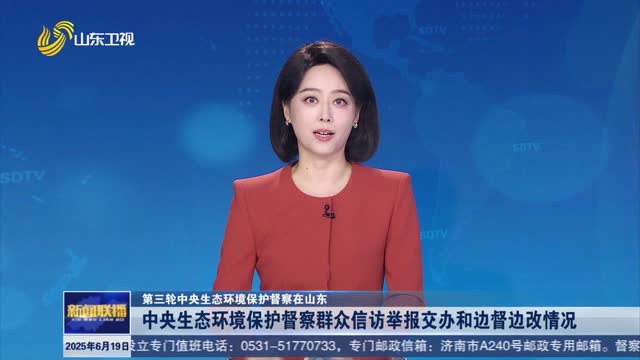 中央生態(tài)環(huán)境保護(hù)督察群眾信訪舉報(bào)交辦和邊督邊改情況【第三輪中央生態(tài)環(huán)境保護(hù)督察在山東】
