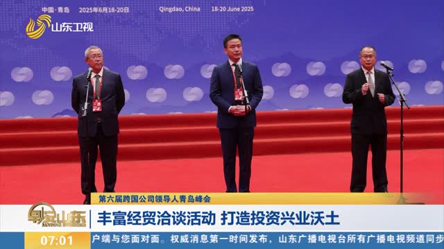 【第六届跨国公司领导人青岛峰会】丰富经贸洽谈活动 打造投资兴业沃土