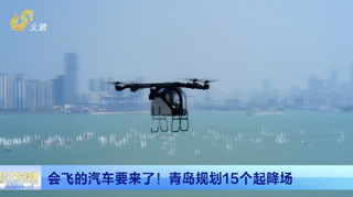 会飞的汽车要来了 青岛规划15个起降场