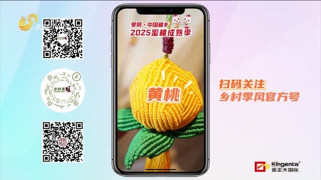 【蒙陰?中國(guó)桃鄉(xiāng) 2025蜜桃成熟季】繩編+蜜桃 引領(lǐng)蒙陰文創(chuàng)新風(fēng)尚