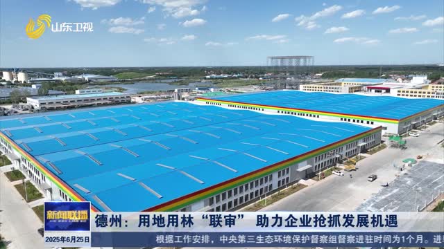 德州：用地用林“联审” 助力企业抢抓发展机遇