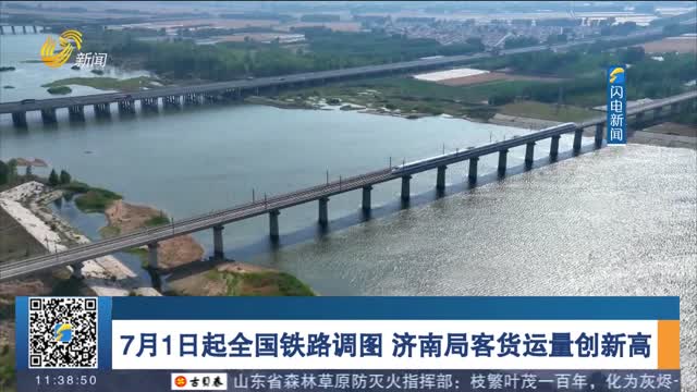 7月1日起全國鐵路調圖 濟南局客貨運量創新高