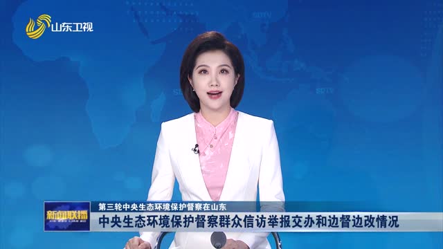 中央生態(tài)環(huán)境保護(hù)督察群眾信訪舉報交辦和邊督邊改情況【第三輪中央生態(tài)環(huán)境保護(hù)督察在山東】