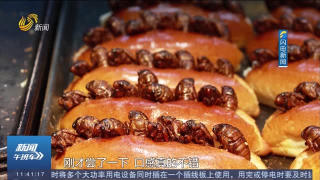 【夏日經(jīng)濟(jì)觀察】傳統(tǒng)食材新玩法 濟(jì)寧“知了猴面包”受追捧