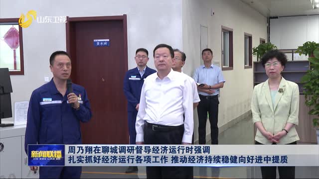 周乃翔在聊城調研督導經濟運行時強調 扎實抓好經濟運行各項工作 推動經濟持續穩健向好進中提質