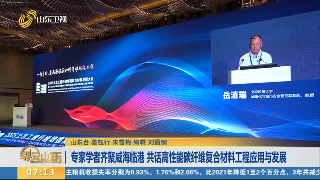 专家学者齐聚威海临港 共话高性能碳纤维复合材料工程应用与发展