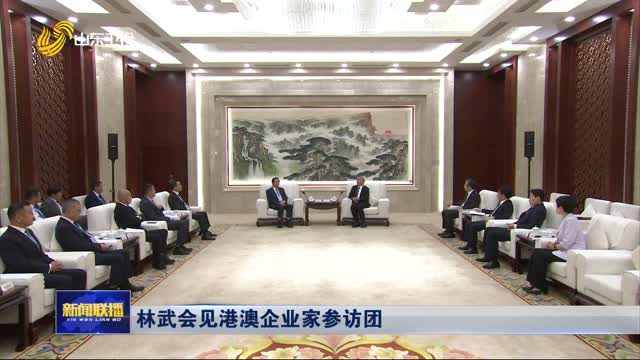 林武會見港澳企業(yè)家參訪團