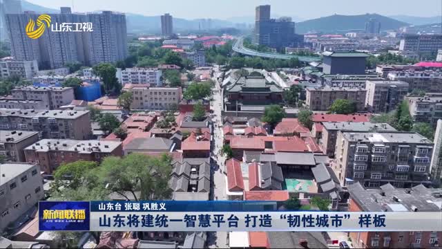 山东将建统一智慧平台 打造“韧性城市”样板【权威发布】