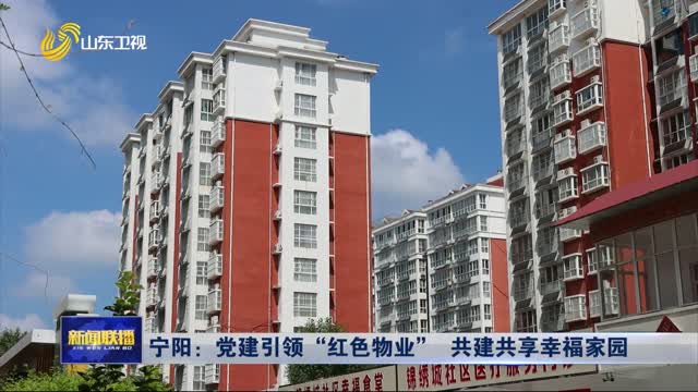 宁阳：党建引领“红色物业” 共建共享幸福家园