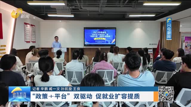 “政策+平台”双驱动 促就业扩容提质