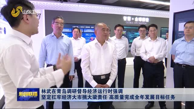 林武在青岛调研督导经济运行时强调 坚定扛牢经济大市挑大梁责任 高质量完成全年发展目标任务