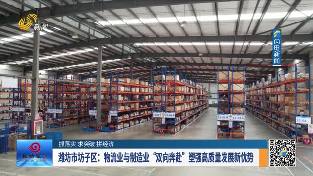 【抓落实 求突破 拼经济】潍坊市坊子区：物流业与制造业“双向奔赴”塑强高质量发展新优势
