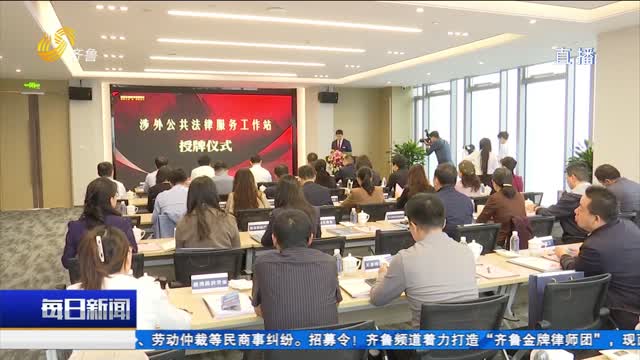 全國首家省級涉外公共法律服務(wù)工作站落地