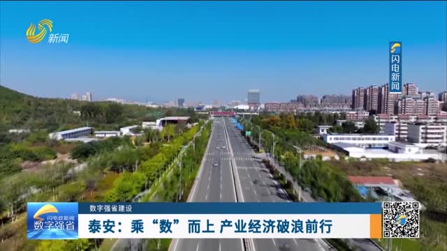 数字强省建设｜数字变革创新：泰安——乘“数”而上 产业经济破浪前行