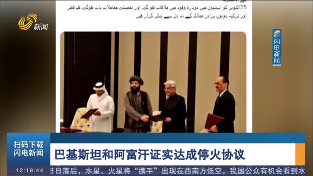巴基斯坦和阿富汗证实达成停火协议
