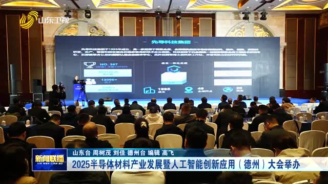 2025半导体材料产业发展暨人工智能创新应用（德州）大会举办