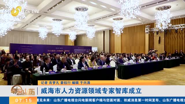 威海市人力资源领域专家智库成立