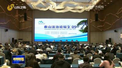  “泰山法治論壇（2025）”在泰安舉辦