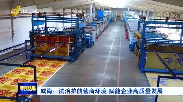威海：法治护航营商环境 赋能企业高质量发展