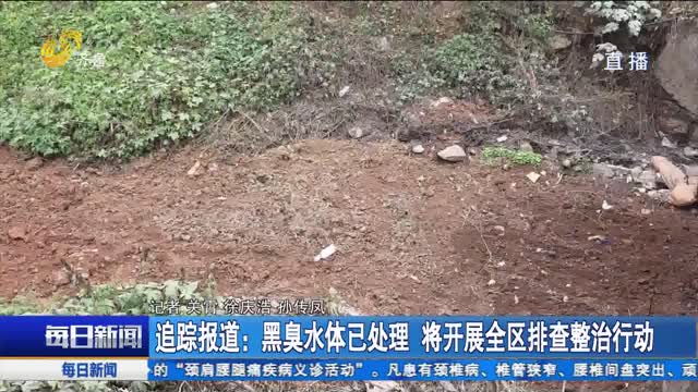 追踪报道：黑臭水体已处理 将开展全区排查整治行动