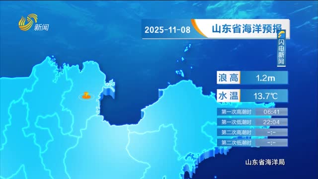 2025年11月08日《山东省海洋预报》