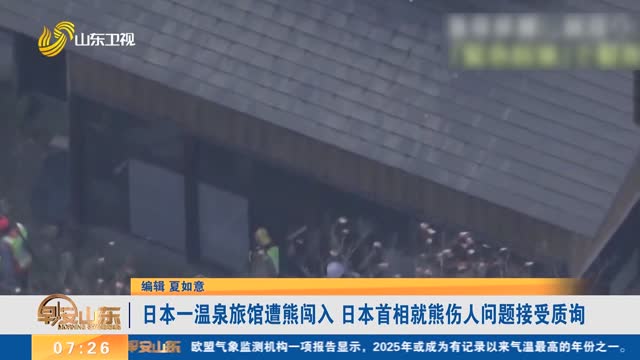 日本一温泉旅馆遭熊闯入 日本首相就熊伤人问题接受质询