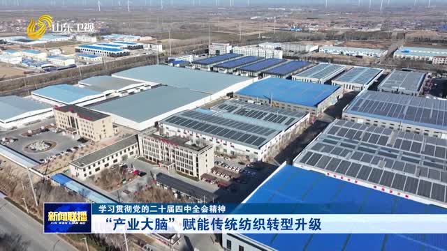  “產業大腦”賦能傳統紡織轉型升級【學習貫徹黨的二十屆四中全會精神】