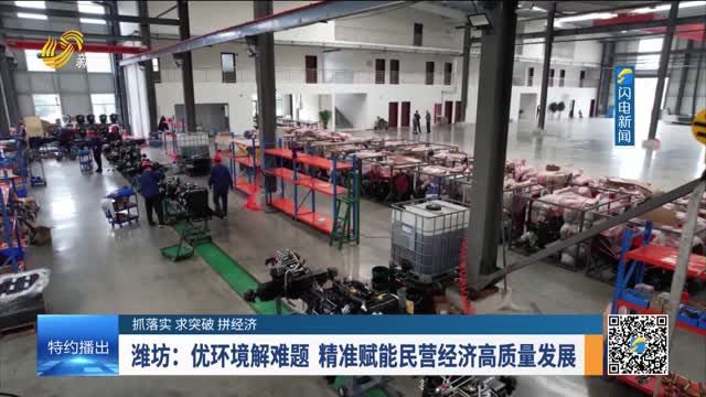 【抓落实 求突破 拼经济】潍坊：优环境解难题 精准赋能民营经济高质量发展