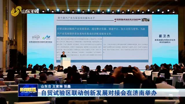 自贸试验区联动创新发展对接会在济南举办