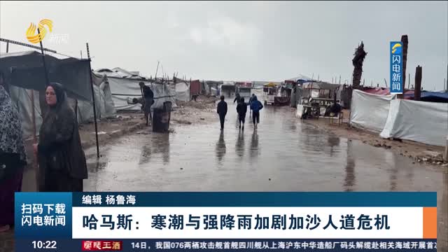 哈马斯：寒潮与强降雨加剧加沙人道危机