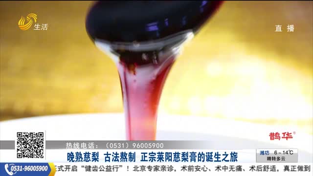 晚熟慈梨 古法熬制 正宗莱阳慈梨膏的诞生之旅