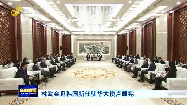 林武會見韓國新任駐華大使盧載憲