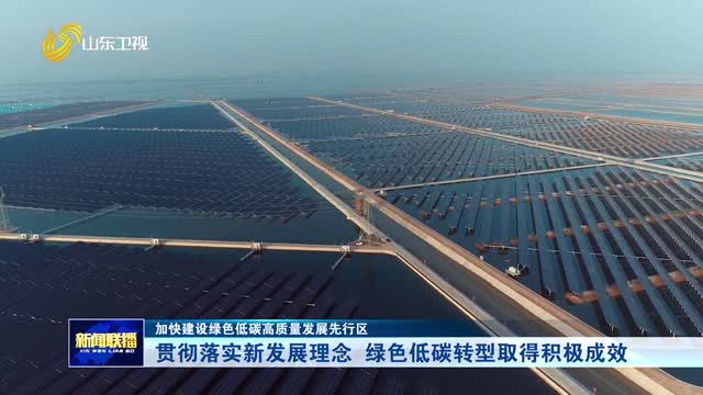 贯彻落实新发展理念 绿色低碳转型取得积极成效【加快建设绿色低碳高质量发展先行区】