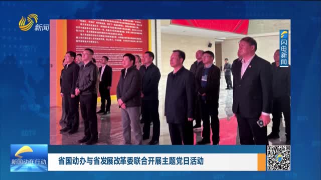 省国动办与省发展改革委联合开展主题党日活动