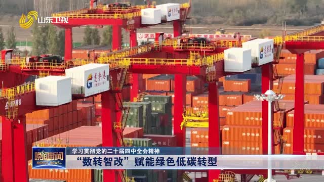 【学习贯彻党的二十届四中全会精神】“数转智改”赋能绿色低碳转型