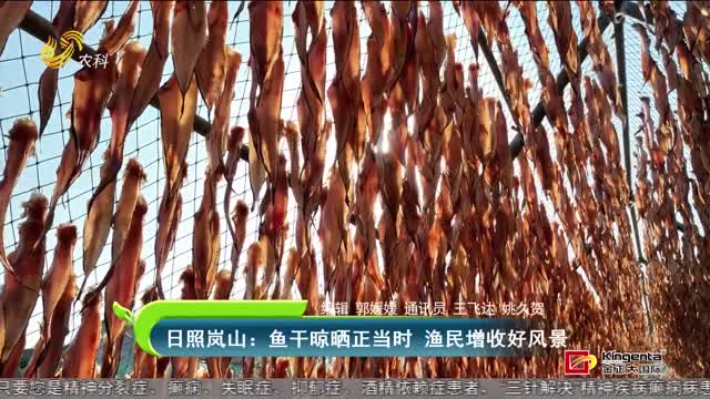 日照嵐山：魚干晾曬正當(dāng)時(shí) 漁民增收好風(fēng)景