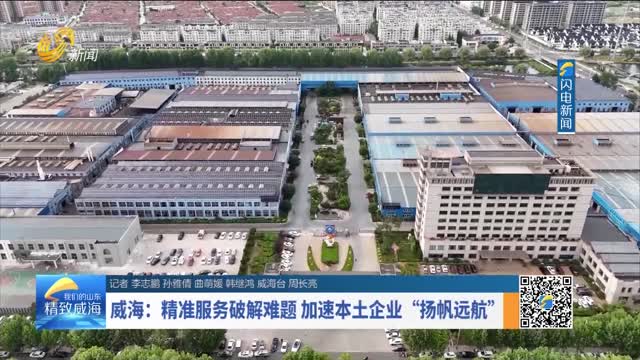 威海：精准服务破解难题 加速本土企业“扬帆远航”