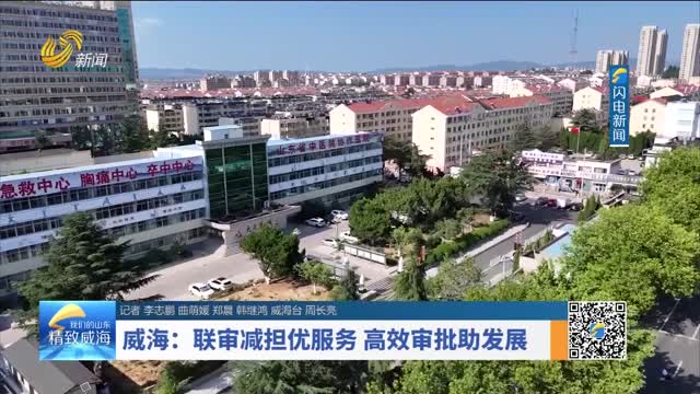威海：联审减担优服务 高效审批助发展