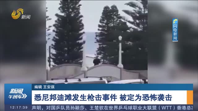 悉尼邦迪滩发生枪击事件 被定为恐怖袭击