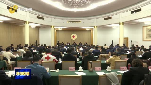 山东省红十字会第九届理事会第四次会议召开