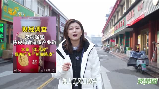 【观茶园】假陈皮产业链曝光 商家怎么看