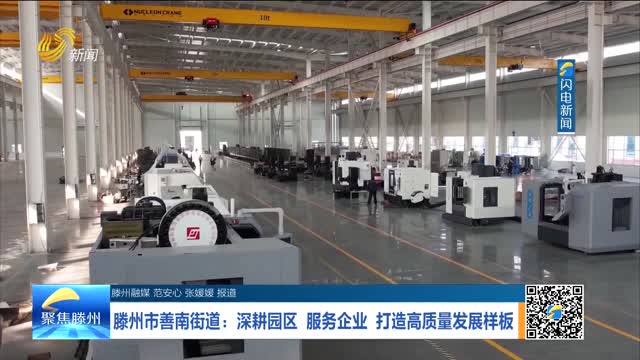 滕州市善南街道：深耕园区 服务企业 打造高质量发展样板