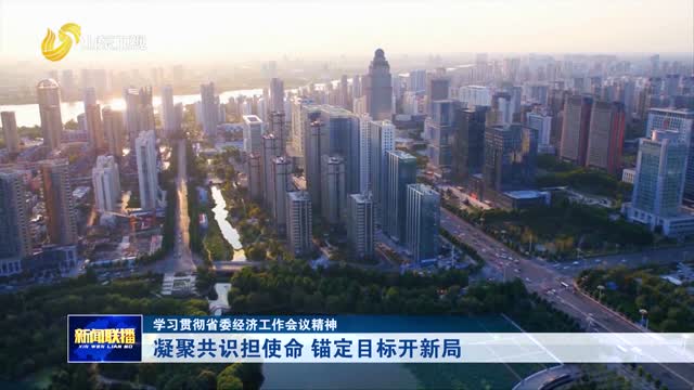 凝聚共识担使命 锚定目标开新局【学习贯彻省委经济工作会议精神】